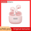 Original Lenovo LP40 Pro TWS Earphones Wireless Bluetooth 5.1 Sport Noise Reduction Headphones Touch Control 250mAH Earphones