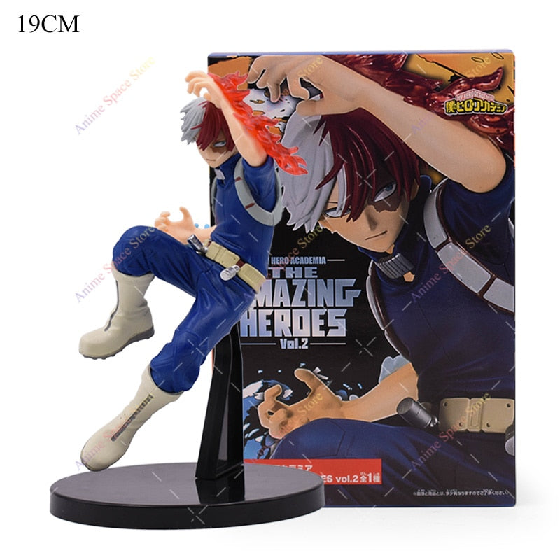 16-24 cm Anime Cartoon Figur My Hero Academia Izuku Midoriya Shouto Todorok Bakugou Cross my body PVC Action Amazing Hero Toys