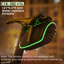 ROCKBROS Fahrradsatteltasche 3D-Schale Regendicht Reflektierend Stoßfest Fahrradschlauch Hinten Sattelstütze Tasche Fahrradzubehör