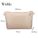 Nylon-Tascheneinsatz-Organizer mit Reißverschlusstaschen, weich, leicht, perfekter Geldbörsen-Organizer, um alles ordentlich zu halten