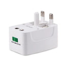 Multifunktions-Reisestecker-Adapter All-in-One-Konverter-Ladegerät Weltweiter Universal-US-UK-AU-EU-USB-Netzstecker-Adapter