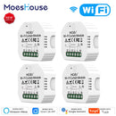 WiFi Mini Smart Curtain Switch Modul Rollos Shutter Motor Smart Life Tuya APP Fernbedienung Arbeiten Sie mit Alexa Google Home