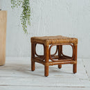 Hand Woven Rattan Stool Retro Pastoral Stool Simple Mobile Seat Outdoor Camping Chair Household Furniture Chairs For Kitchen