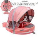 Mambobaby Baby Float Schwimmring mit Dach Infant Waist Floater Nicht aufblasbare Boje Strand Pool Zubehör Spielzeug Schwimmtrainer