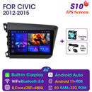 Vtopek 9" 4G Carplay DSP 2din Android 11.0 Autoradio Multimedia Video Player Navigation GPS für HONDA CIVIC 2012-2015 Haupteinheit