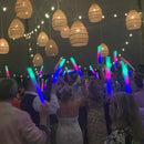 12/15/30/60 Teile / Los Knicklichter Bulk Bunte LED-Schaumstoff-Knicklichter Cheer Tube RGB LED Glow in the Dark Light für Weihnachtsfeier