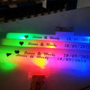 12/15/30/60 Teile / Los Knicklichter Bulk Bunte LED-Schaumstoff-Knicklichter Cheer Tube RGB LED Glow in the Dark Light für Weihnachtsfeier