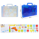 Bohrschraube 3D Kreatives Mosaik Puzzle Spielzeug Für Kinder Bauklötze Spielzeug Kinder DIY Bohrmaschine Set Jungen Pädagogisches Spielzeug