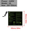 Heizmatte für Sämlinge, 110/120/220/230 V, Samenkeimung, Wachstum, Wärmematte, Pflanze, Topf, Bonsai, Warmhalteunterlage, Gartenbedarf