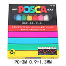 UNI POSCA Marker Pen PC-1M PC-3M PC-5M Set POP Poster Werbung Paint Pen Comic Painting Rundkopf Briefpapier Caneta Posca