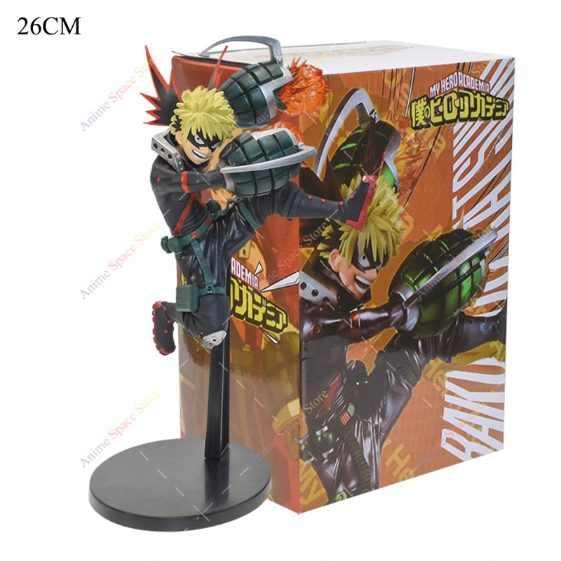 16-24 cm Anime Cartoon Figur My Hero Academia Izuku Midoriya Shouto Todorok Bakugou Cross my body PVC Action Amazing Hero Toys