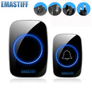 New Home Welcome Doorbell  Intelligent Wireless Doorbell Waterproof 300M Remote EU AU UK US Plug smart Door Bell Chime