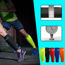 1 Paar Fußball-Schienbeinschützer, schützende Kompression, Basketball-Bein, Wadenärmel, Radfahren, Beinwärmer, Sportsicherheit, individuelles Logo