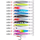 12pcs Metal Lures 7g 12g 17g 22g 30g 40g Metal Jigs Fishing Spoon Bait Sinking Lure Jigging Vibe Blade For Pike Bass Sea Fishing