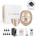 7 Farben LED Lichttherapie Gesichtsmaske Hautverjüngung Led Photon Gesichtsmaske Phototherapie Gesichtspflege Schönheit Anti Akne Maschine