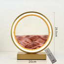 LED Kunstdekompression Treibsandmalerei Sanduhrdekoration 360-Grad-Drehung einzigartige dekorative Sandmalerei