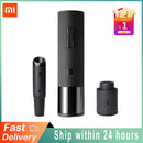 Xiaomi Mijia Automatic Red Wine Bottle Opener Electric Wine Opener Cap Stopper Fast Decanter Set Corkscrew Foil Cutter Cork Out
