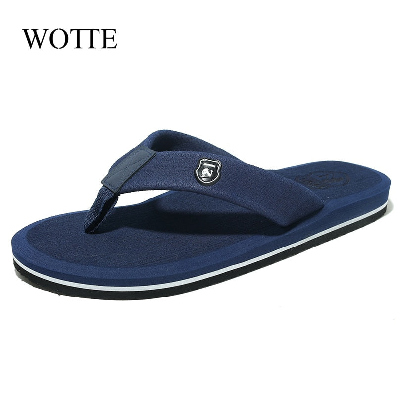 Neue Herren Flip Flops Sommer Strand Sandalen Hausschuhe für Herren Rutschfeste Slip-on Flats Schuhe Herren Plus Größe 48 49 50 Sandalen Pantufa