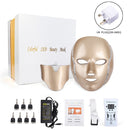 7 Farben LED Lichttherapie Gesichtsmaske Hautverjüngung Led Photon Gesichtsmaske Phototherapie Gesichtspflege Schönheit Anti Akne Maschine