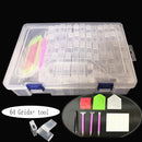 HUACAN 5d Diamant Malerei Aufbewahrungsbox Werkzeug Diamant Stickerei Zubehör Stift Mosaik Kunststoffbox