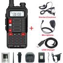 BaoFeng Walkie Talkie UV 10R V2 Zwei-Wege-CB-Funksender mit großer Reichweite UV-10R 128CH VHF UHF 136-174 MHz 400-520 MHz Dualband