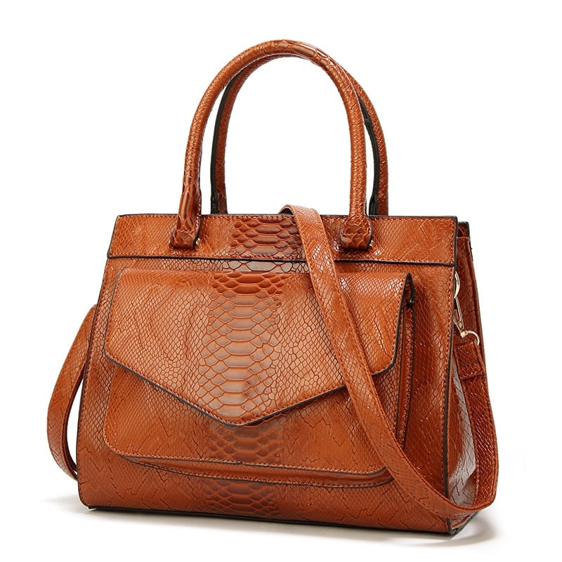 New Fashion Woman Bag Luxe cuir Serpentine Women&