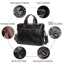 WESTAL Herren Lederhandtaschen Tragetaschen Herren Leder Laptoptaschen Herren Umhängetasche Business Aktentaschen Crossbody Messenger Bag