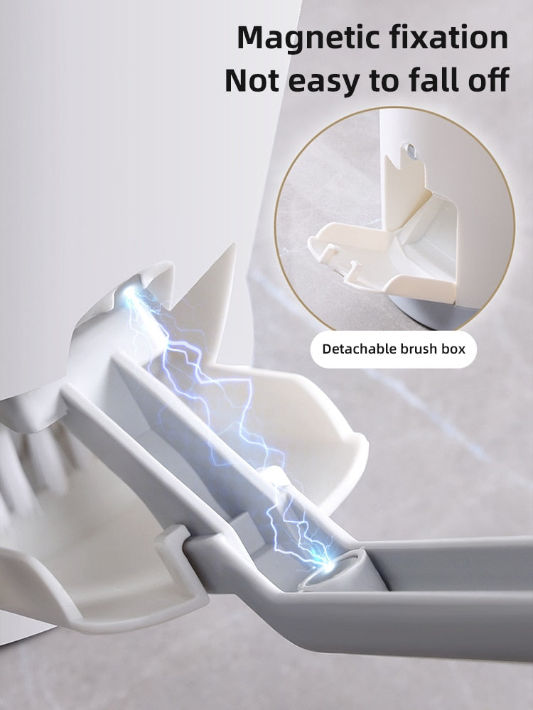 Joybos Narrow Bathroom Smart Trash Can with Toilet Brush,10L Electronic Automatic  toilet Waterproof Smart Sensor Trash Bin