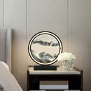 LED Kunstdekompression Treibsandmalerei Sanduhrdekoration 360-Grad-Drehung einzigartige dekorative Sandmalerei