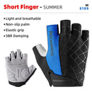 ROCKBROS Fahrradhandschuhe MTB Rennrad Anti-Schock Mountainbike Fingerlose Handschuhe Männer Frauen Atmungsaktiv Radfahren Sport Rutschfester Handschuh