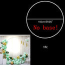 Kunststoff-Ballon-Bogen-Ring DIY Hintergrund-Halter-Kreis-Ballon-Säulen-Basis-Babyparty-Geburtstags-Hochzeitsfest-Dekor-Brautparty