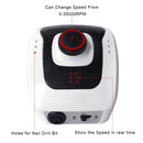 32W 35000RPM Nagelbohrmaschine Set mit Schleifband Professionelle Fräsmaniküremaschine Set Kit mit Nagelbohrer Set Kit