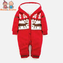 Baby ClothesWinter Cap Hats Baby Sweaters Baby Rompers Thick Cotton Outfit Newborn Jumpsuit for Children Baby Costume