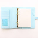 Domikee Original-Leder-Hardcover-Binder, Spiral-Notizbücher und Zeitschriften-Briefpapier, persönlicher Ordner, Agenda-Planer, Organizer A5A6