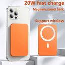 Magnetische drahtlose 10000mAh 15W schnell aufladbare tragbare Powerbank für iPhone 13 12 pro max 12mini externer Hilfsakku