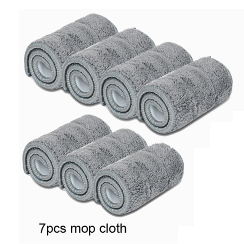 5/7/10PCS Microfiber Floor Mop Cloth Replace Rag Self Wet and Cleaning Paste Dry Home Bathroom Mop Pad Rags