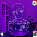 Led-Licht Anime Attack on Titan Armin Arlert für Schlafzimmerdekoration Nachtlicht Kindergeburtstagsgeschenk Manga Shingeki No Kyojin 3D-Lampe