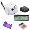 32W 35000RPM Nagelbohrmaschine Set mit Schleifband Professionelle Fräsmaniküremaschine Set Kit mit Nagelbohrer Set Kit