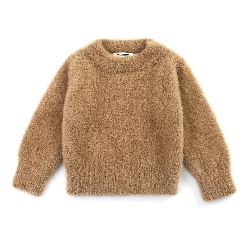 HoneyCherry Girl's Sweaters Winter Wear New Imitation Nerzjacke Pullover Baby Warme Pullover