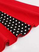 S-4XL Frauen Robe Retro Vintage Kleid 50er 60er Rockabilly Dot Swing Pin Up Sommer Party Kleider Elegante Tunika Vestidos Lässig