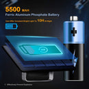 IP65 Wasserdichte Doppelkopf-Solarpendelleuchte Outdoor Indoor Solarlampe mit Kabel Geeignet für Hof, Garten, Innen usw.