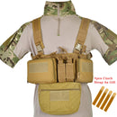 CS Match Wargame TCM Chest Rig Airsoft Chaleco táctico Paquete militar Revista Bolsa Funda Sistema Molle Cintura Hombres Nylon