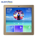 Smart Home Audio 4-Kanal-Wireless-Bluetooth-In-Wand-Verstärker-Touchscreen, Unterputz-Radio, USB-TF-Kartenleistung für Lautsprecher
