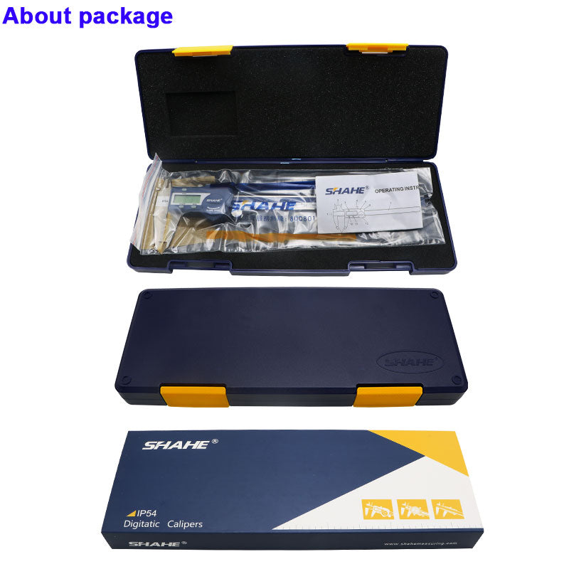 SHAHE  Precision Electronic Digital Caliper 300 mm Electronic Digital Caliper Steel Vernier Caliper Paquimetro Digital