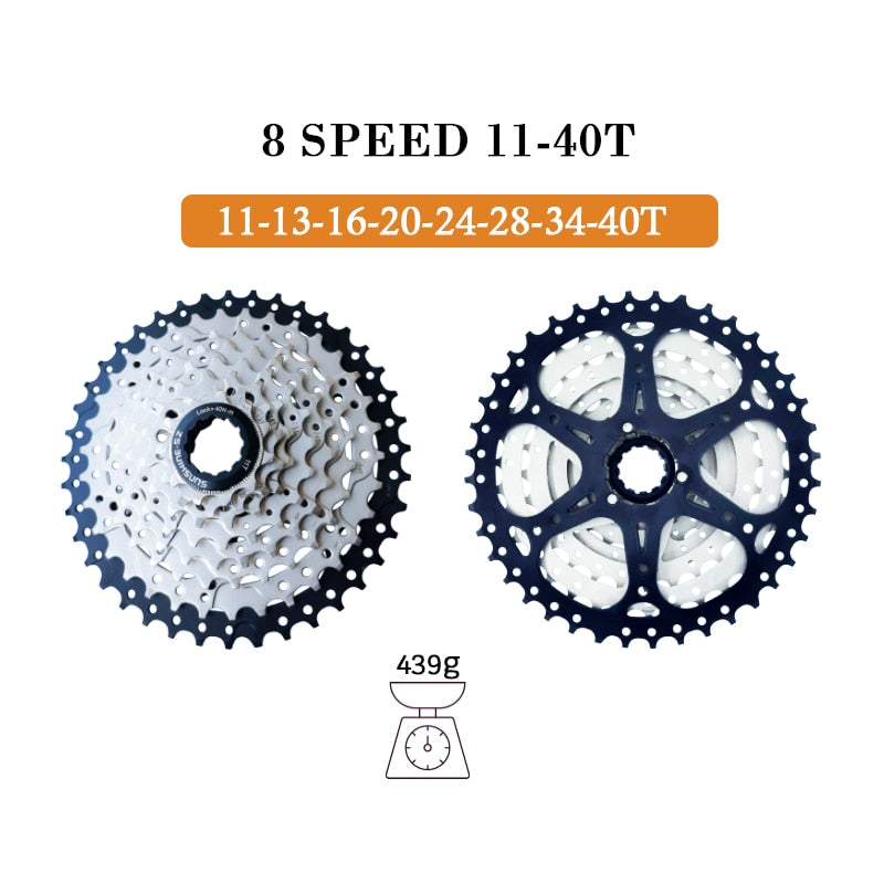 Sunshine Mountain Bike 8 9 10 11 12 Speed Velocidade Bicycle Cassette MTB Freewheel Sprocket 36T 40T 42T 46T 50T 52T for SHIMANO