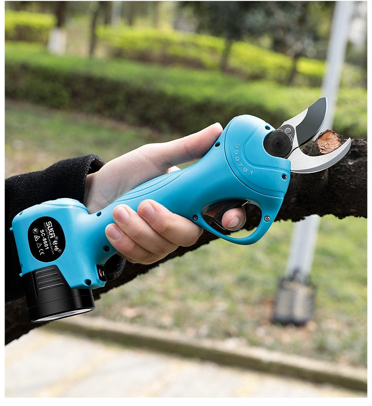 16.8V Cordless Pruner Lithium-ion Pruning Shear Efficient scissors Bonsai Electric Tree Branches  garden tools electric SC-8601