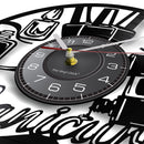 Manicure Design Wall Clock Fashion Beauty Store Wall Art Nail Salon Vinyl Record Wall Clock Nail Beauty Home Decor Gift For Her