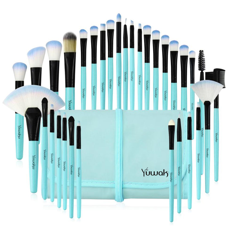 Kaizm Makeup Brushes 32Pcs Foundation Cosmetics Makeup Instruments Eye shadow Eyebrow Powder Highlight Female Makeup Tools Kits