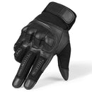 Motorradhandschuhe aus PU-Leder mit Touchscreen