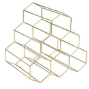 Creative Geometric Wine Rack Metal Simple Household Grape Wine Rack Restaurant Living Room Bar Wine Cabinet Wine Display